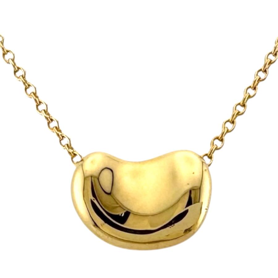 ティファニー　ビーンズネックレス　ペンダント　K18　ゴールド TIFFANY&Co.（ティファニー） ビーン ネックレス 18金 K18イエロー