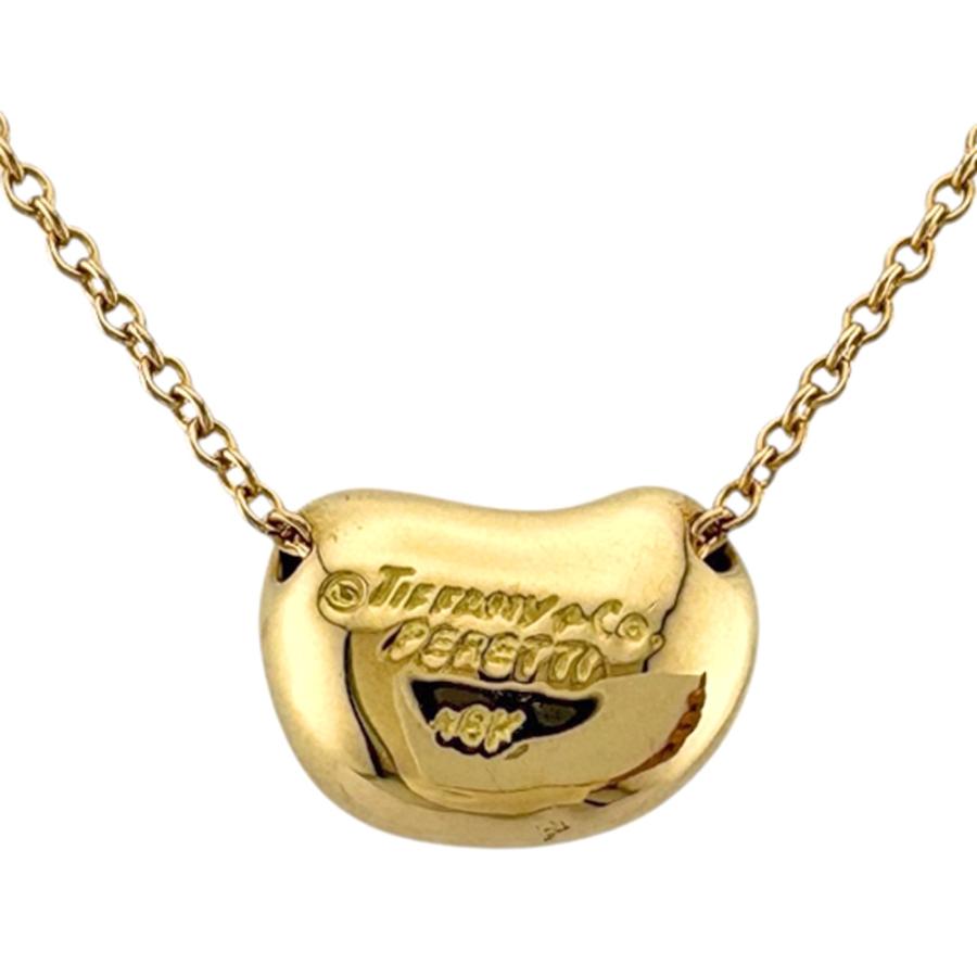 TIFFANY&Co.（ティファニー） ビーン ネックレス 18金 K18イエロー
