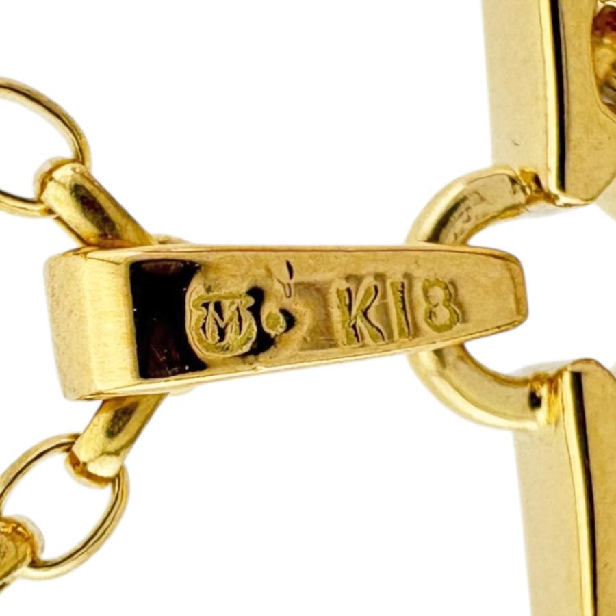 MIKIMOTO ミキモト ネックレス 18金 K18イエローゴールド ルビー  