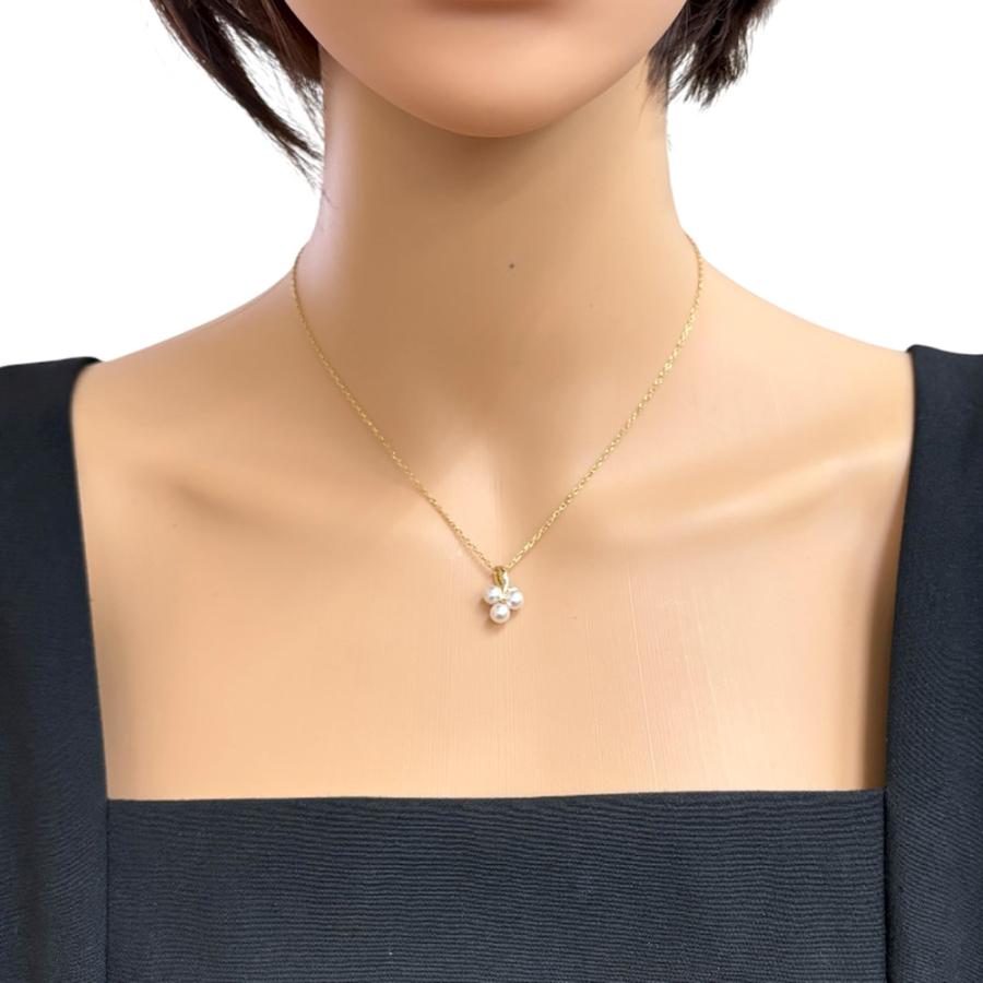 MIKIMOTO（ミキモト） ネックレス 18金 K18イエローゴールド パール