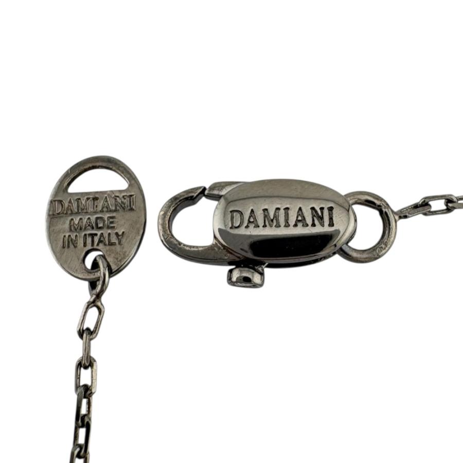 ダミアーニ ベルエポック スクエア ネックレス 18金 K18ホワイトゴールド ダイヤモンド レディース Damiani 中古 美品