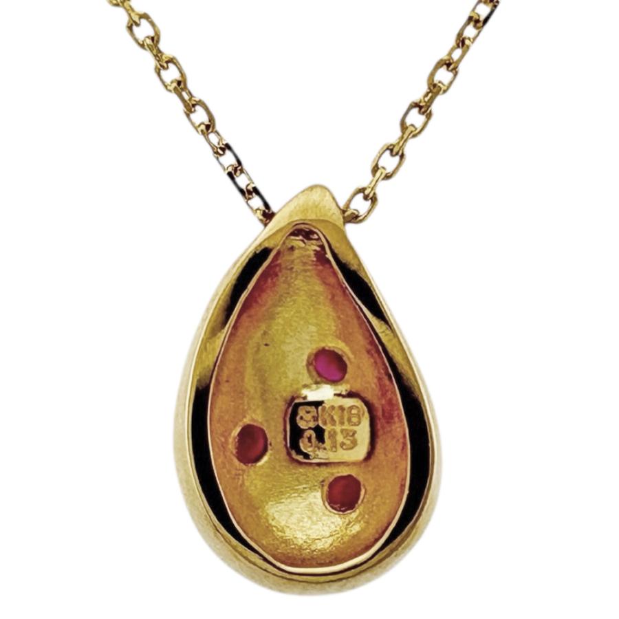 MIKIMOTO（ミキモト） ネックレス 18金 K18イエローゴールド ルビー