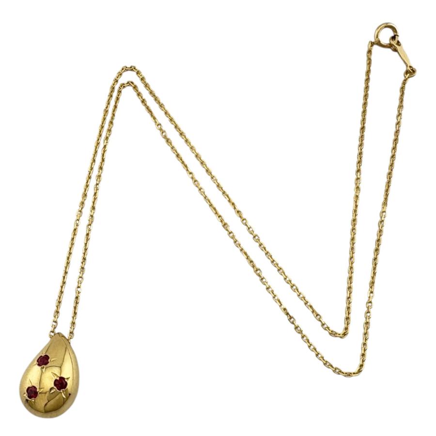 MIKIMOTO（ミキモト） ネックレス 18金 K18イエローゴールド ルビー