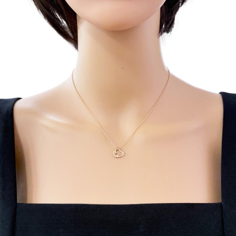 TIFFANY&Co.（ティファニー） オープンハート ネックレス 18金 K18