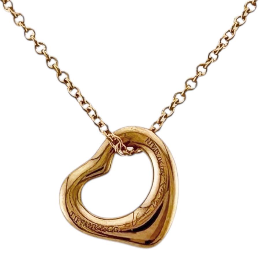 TIFFANY&Co.（ティファニー） オープンハート ネックレス 18金 K18