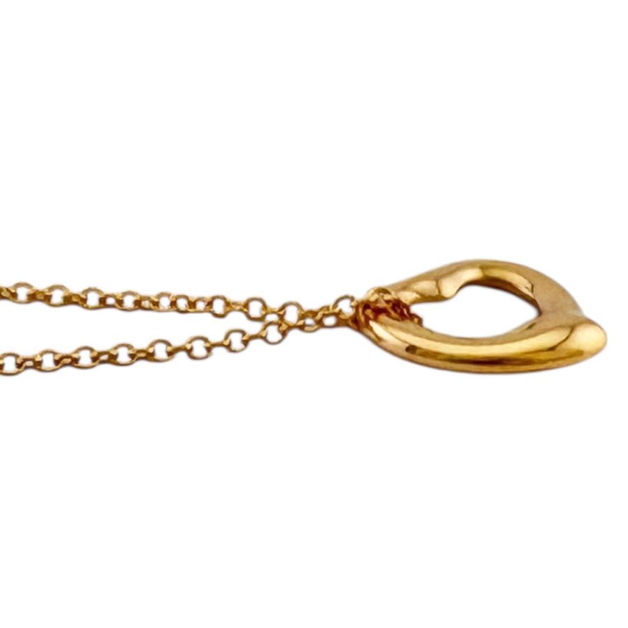 TIFFANY&Co.（ティファニー） オープンハート ネックレス 18金 K18