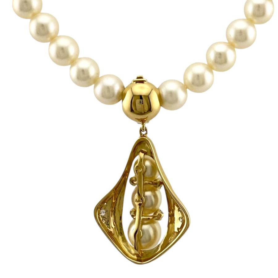 MIKIMOTO（ミキモト） ネックレス 18金 K18イエローゴールド パール