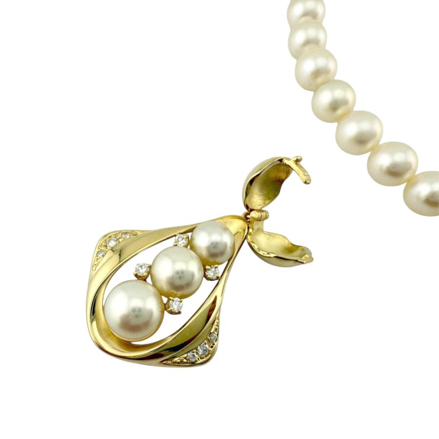 MIKIMOTO（ミキモト） ネックレス 18金 K18イエローゴールド パール