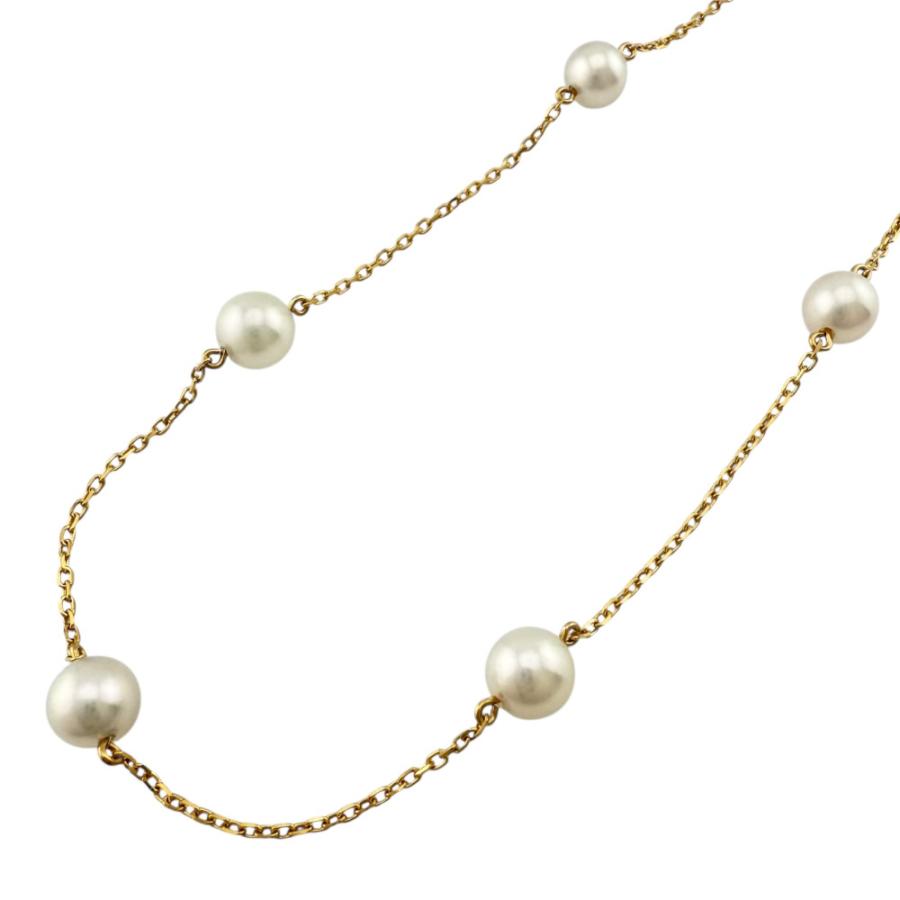MIKIMOTO（ミキモト） ネックレス 18金 K18イエローゴールド アコヤ