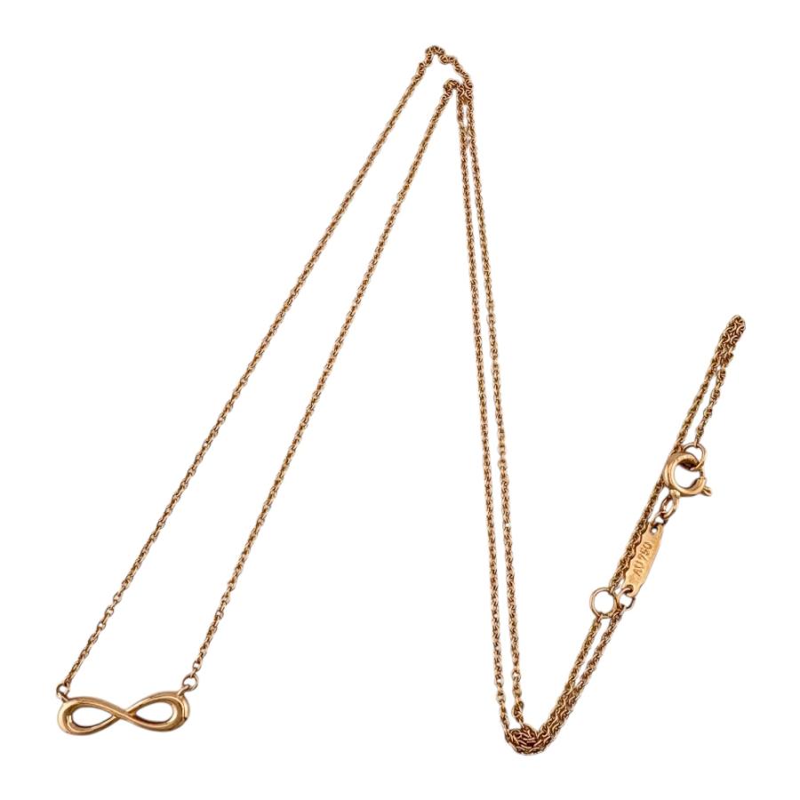 TIFFANY&Co.（ティファニー） インフィニティ ネックレス 18金 K18