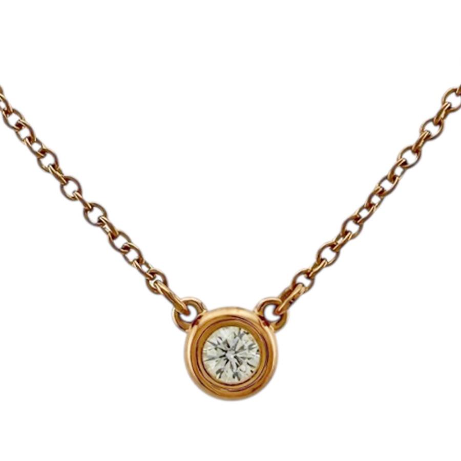 TIFFANY&Co.（ティファニー） バイザヤード 約0.07ct ネックレス 18金