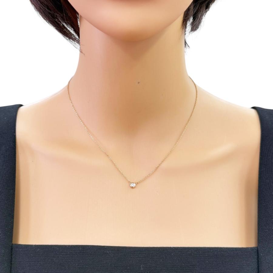 TIFFANY&Co. バイザヤード ネックレス TIFFANY&Co.（ティファニー） バイザヤード 約0.07ct ネックレス 18金