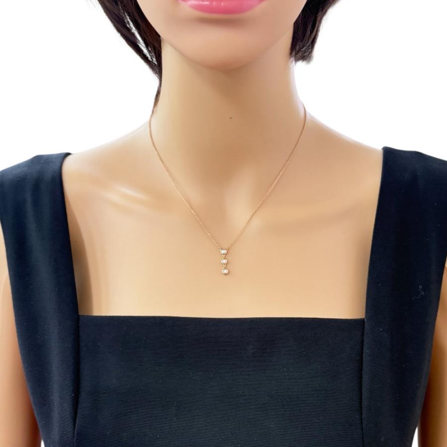 美品　Tiffany & Co.　バイザヤード　ネックレス TIFFANY&Co.（ティファニー） バイザヤード ドロップ ネックレス 18金
