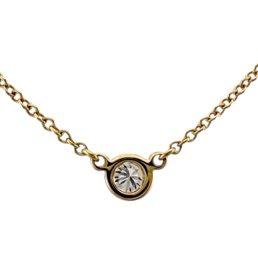 TIFFANY&Co.（ティファニー） バイザヤード 約0.05ct ネックレス 18金