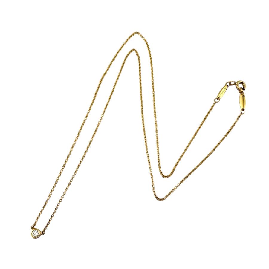 TIFFANY&Co.（ティファニー） バイザヤード 約0.05ct ネックレス 18金