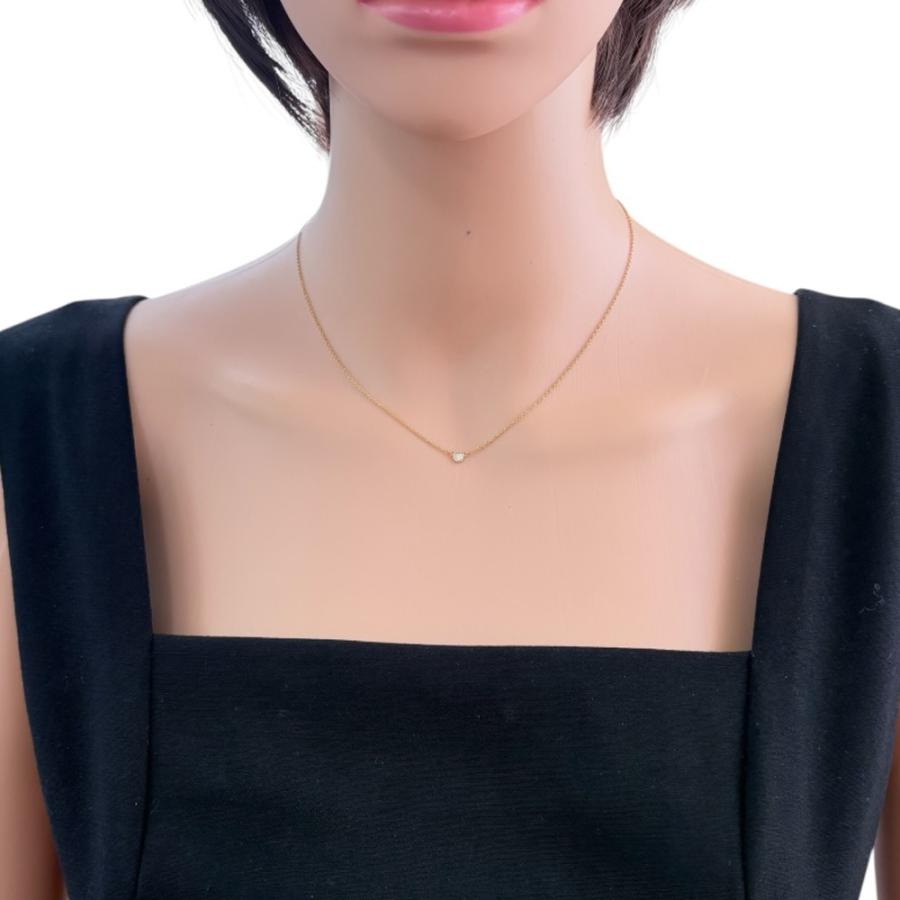 TIFFANY&Co.（ティファニー） バイザヤード 約0.05ct ネックレス 18金