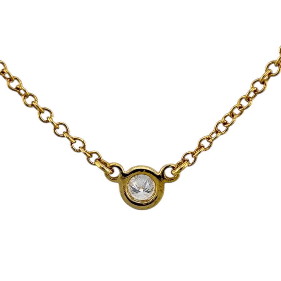 TIFFANY&Co.（ティファニー） バイザヤード 約0.05ct ネックレス 18金