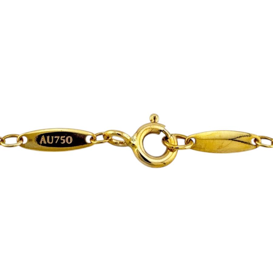 Tiffany & Co. バイザヤード イエローゴールド k18 TIFFANY&Co.（ティファニー） バイザヤード 約0.05ct ネックレス 18金