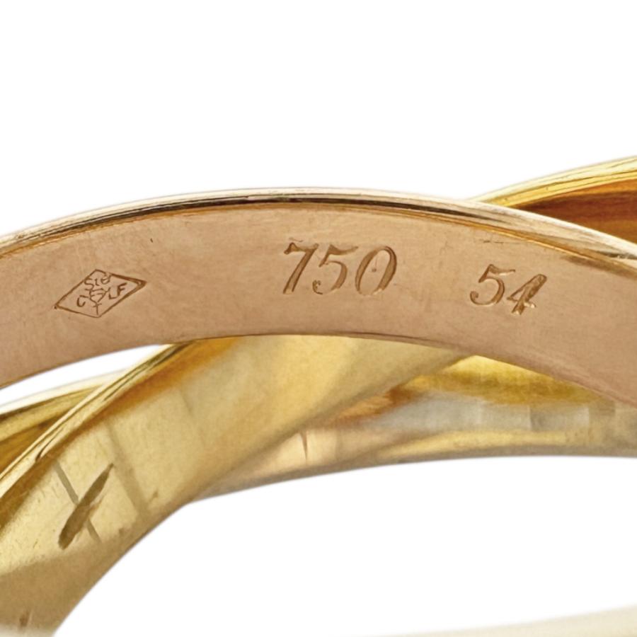 Cartier（カルティエ） トリニティ リング 指輪 14号 18金 K18イエロー