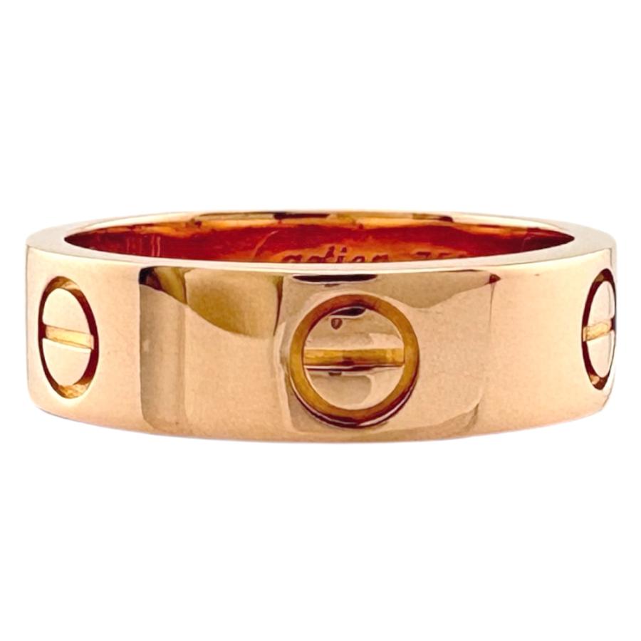 Cartier（カルティエ） ラブ リング 指輪 15号 18金 K18ピンクゴールド