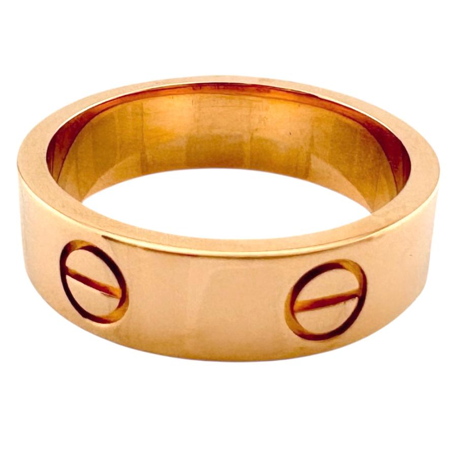 Cartier（カルティエ） ラブ リング 指輪 15号 18金 K18ピンクゴールド