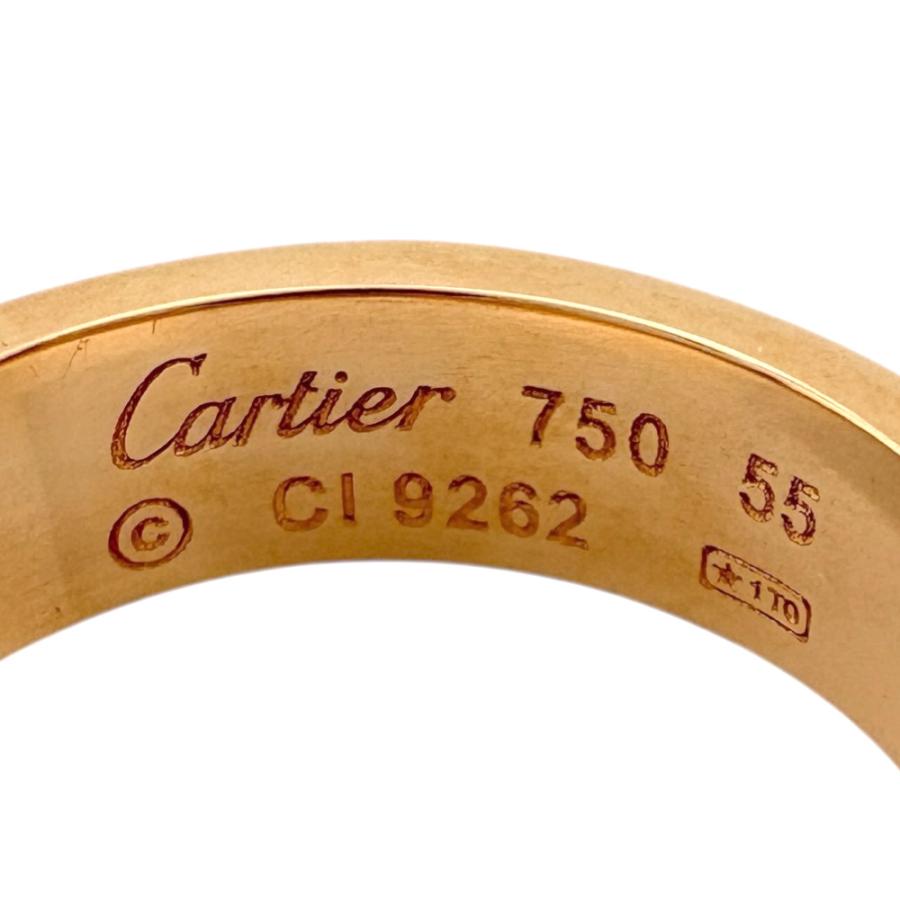 Cartier（カルティエ） ラブ リング 指輪 15号 18金 K18ピンクゴールド