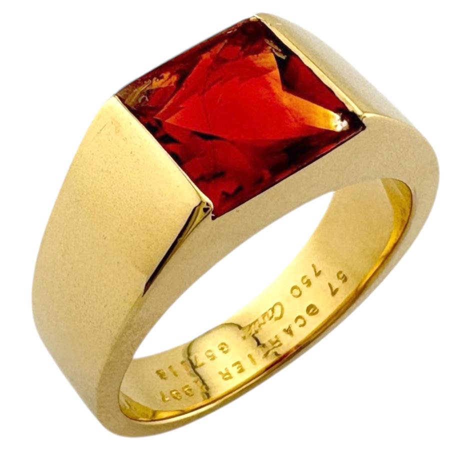 Cartier（カルティエ） タンクシトリン リング 指輪 17号 18金 K18