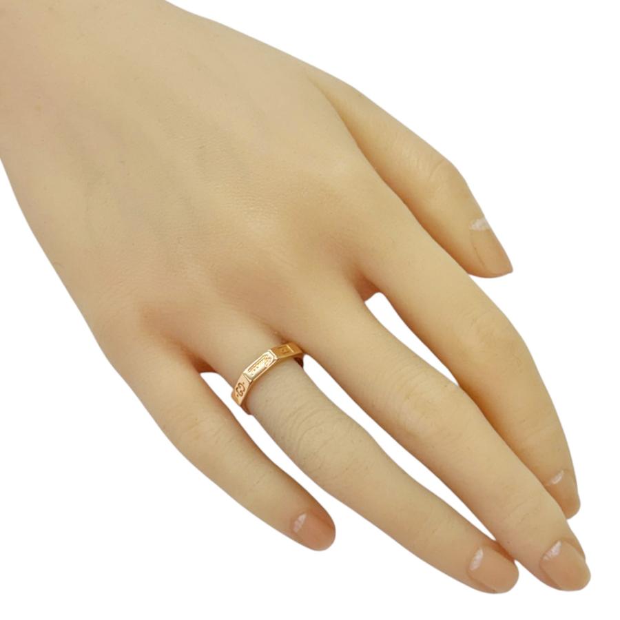 GUCCI（グッチ） オクタゴナル リング 指輪 9.5号 18金 K18ピンク