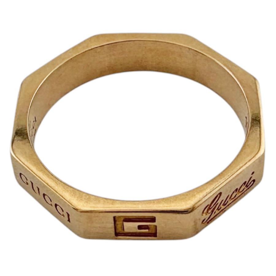 GUCCI（グッチ） オクタゴナル リング 指輪 9.5号 18金 K18ピンク