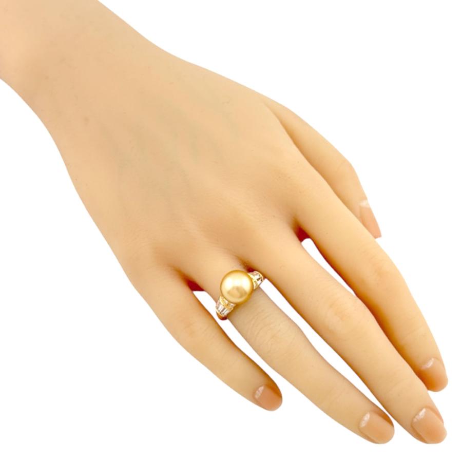 MIKIMOTO（ミキモト） リング 指輪 11号 18金 K18イエローゴールド