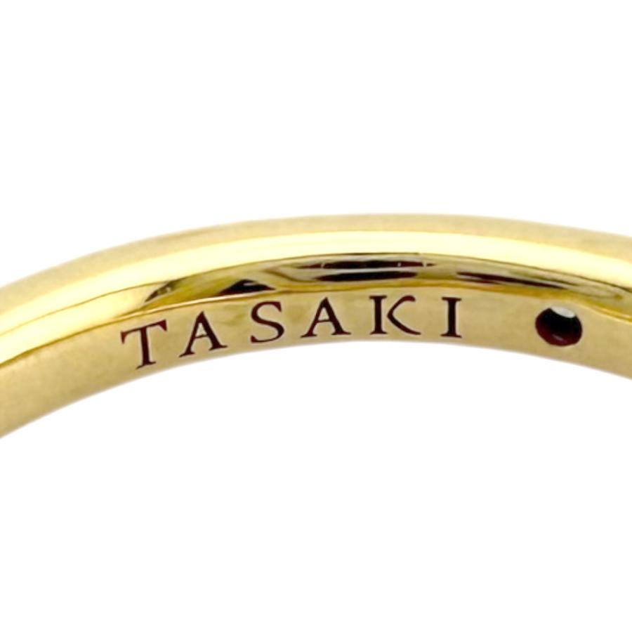 タサキ リング 指輪 11号 18金 K18イエローゴールド ダイヤモンド