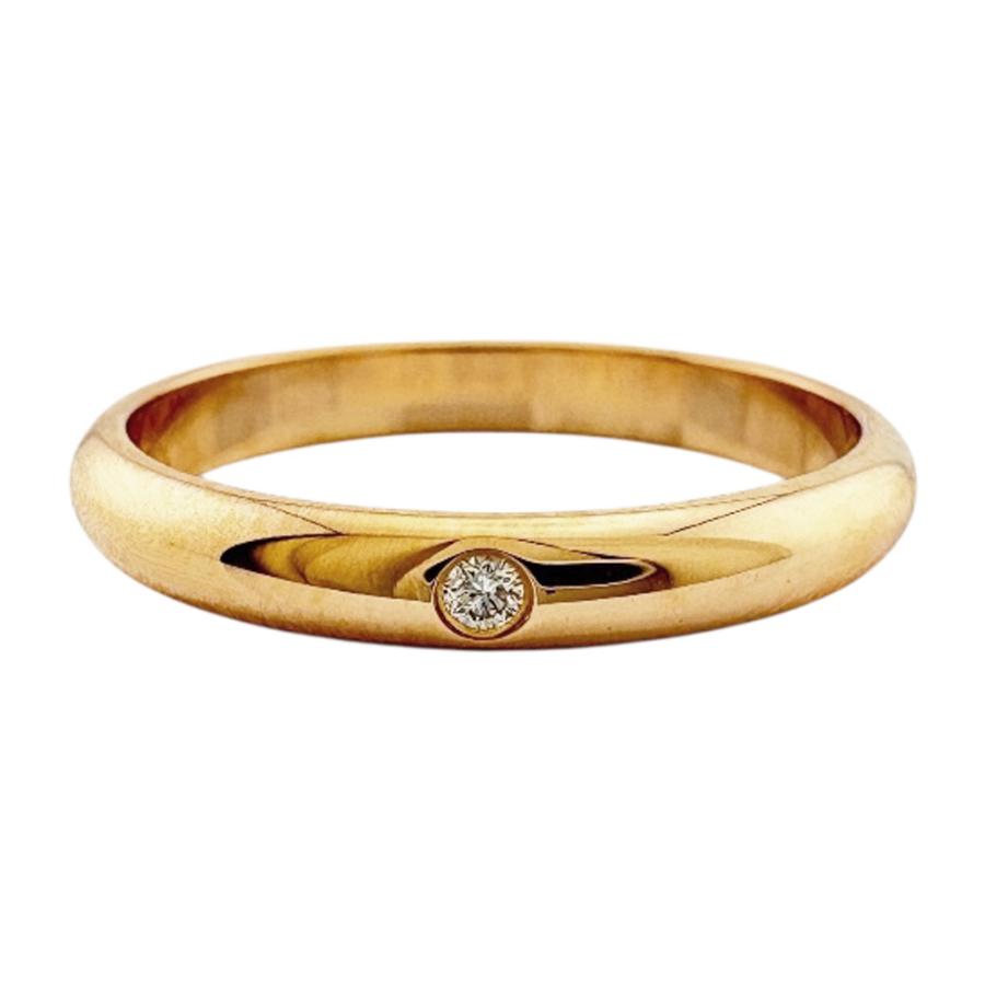 Cartier 18K ゴールド　ダイヤモンド ウェディングリング Cartier（カルティエ） ウェディング リング 指輪 9号 18金 K18ピンク