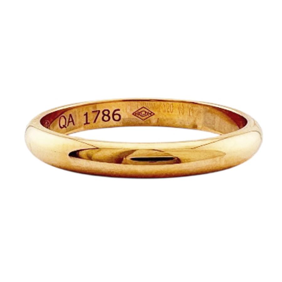 Cartier（カルティエ） ウェディング リング 指輪 9号 18金 K18ピンク