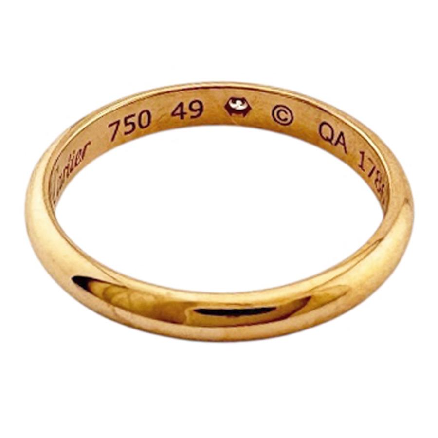 Cartier（カルティエ） ウェディング リング 指輪 9号 18金 K18ピンク