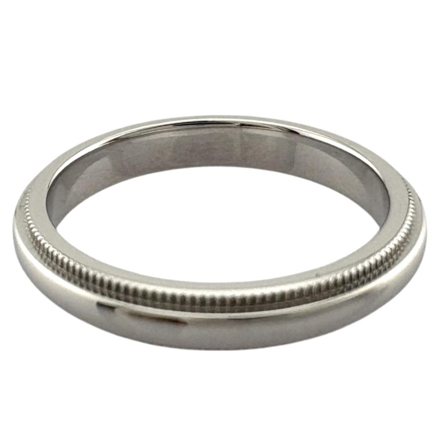 TIFFANY&Co.（ティファニー） ミルグレイン リング 指輪 10号 Pt950