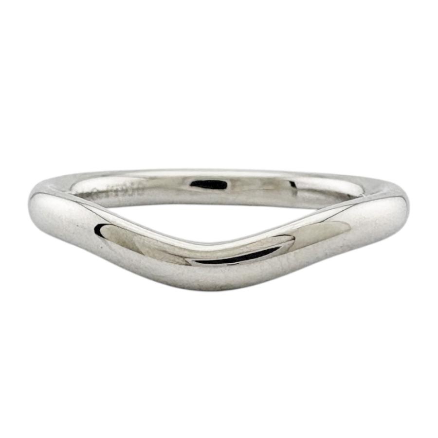 TIFFANY&Co.（ティファニー） カーブドバンド リング 指輪 7号 Pt950