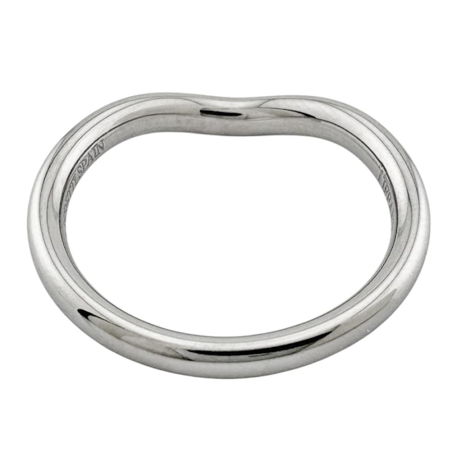 TIFFANY&Co.（ティファニー） カーブドバンド リング 指輪 7号 Pt950