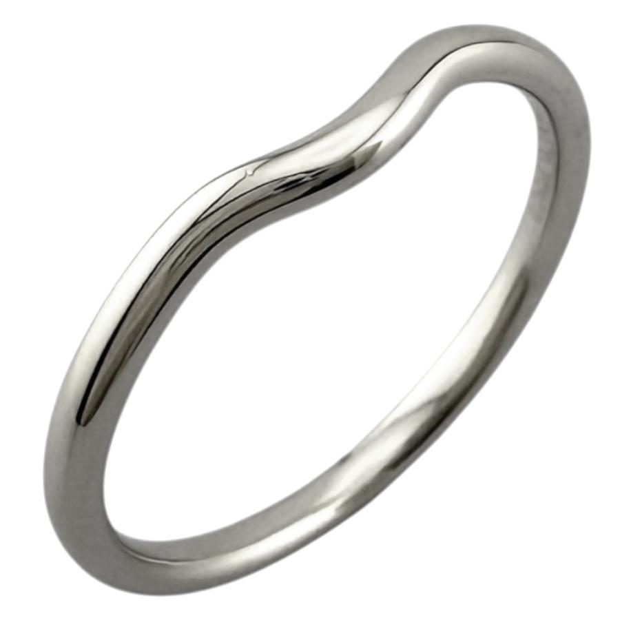 ティファニーカーブドバンド プラチナリング　12.5号　無傷未使用に近い ティファニーカーブドバンドリングプラチナ