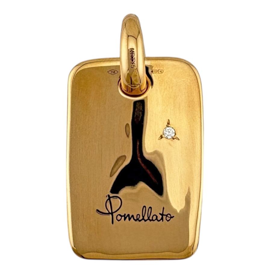 ポメラート ペンダントトップ 18金 K18ピンクゴールド ダイヤモンド