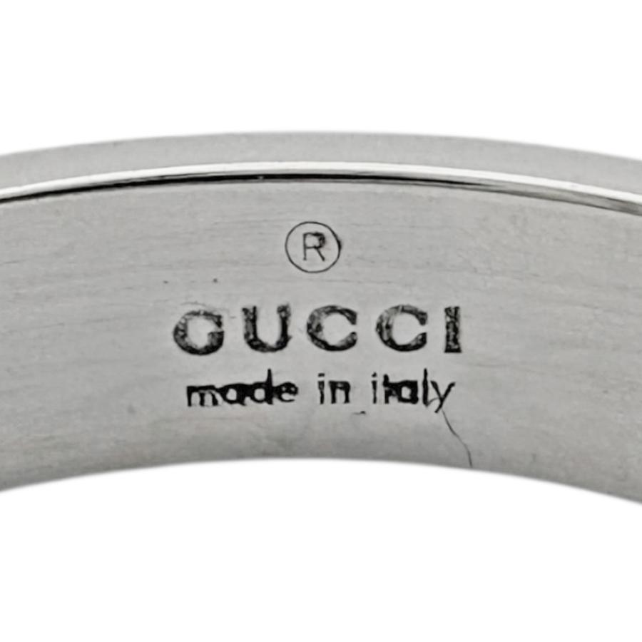 GUCCI（グッチ） アイコン リング 指輪 12.5号 18金 K18ホワイト