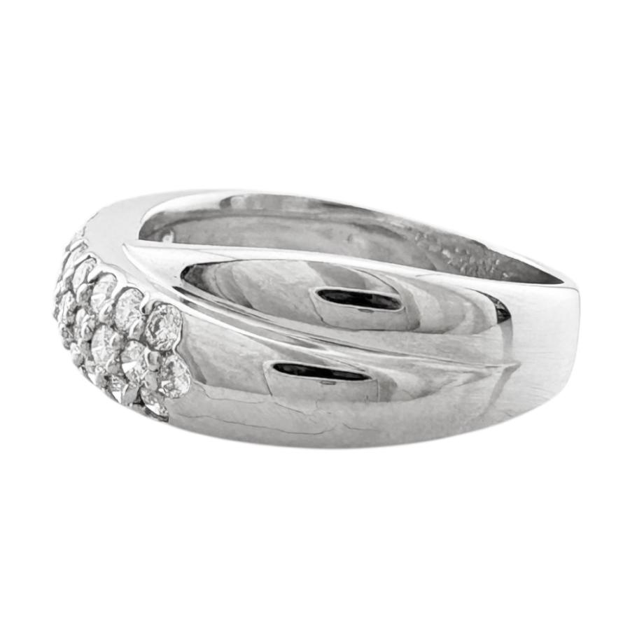 ポンテベッキオ　K18ホワイトゴールド リング 10号 Ponte Vecchio（ポンテヴェキオ） リング 指輪 10号 18金 K18ホワイト