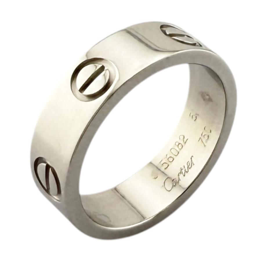 Cartier（カルティエ） ラブ リング 指輪 10.5号 18金 K18ホワイト