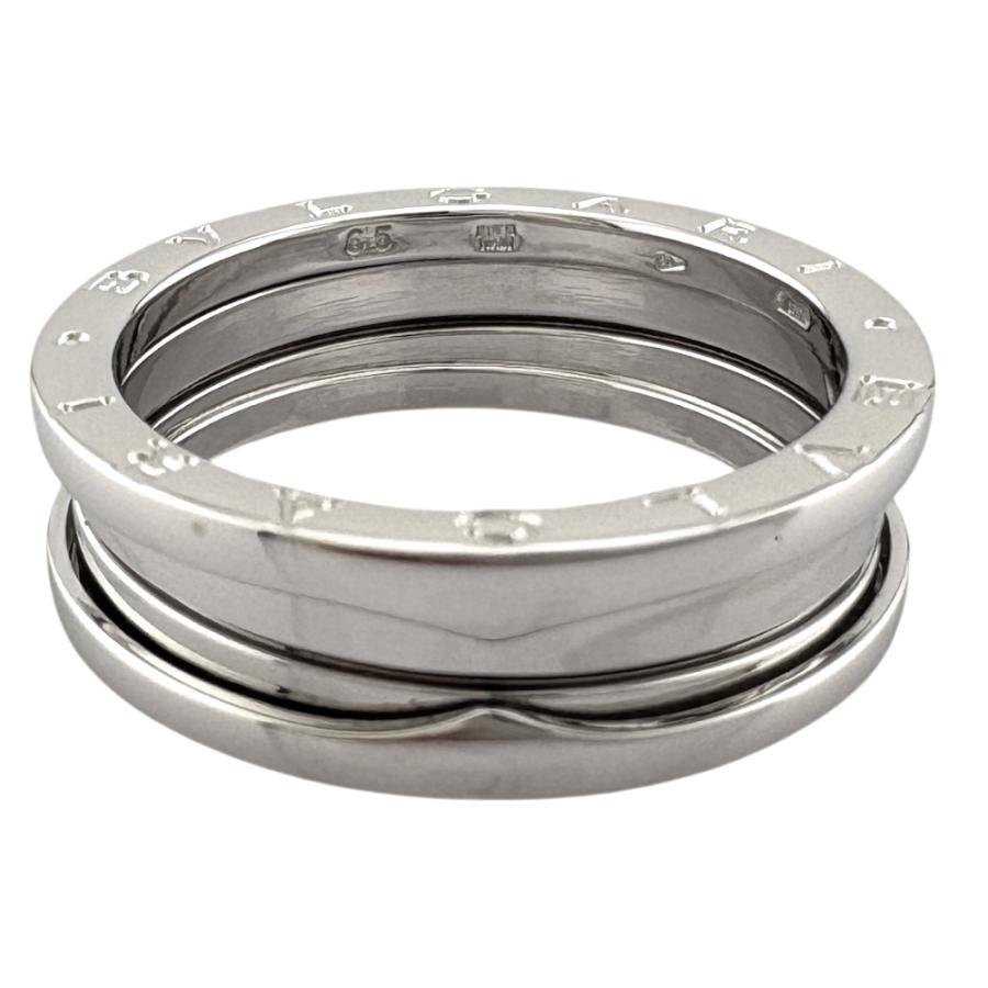 ▲K18WG ブルガリ B-zero1 ビーゼロワン リング 2バンド BVLGARI（ブルガリ） B-zero.1 ビーゼロワン 2バンド リング 指輪 24.0