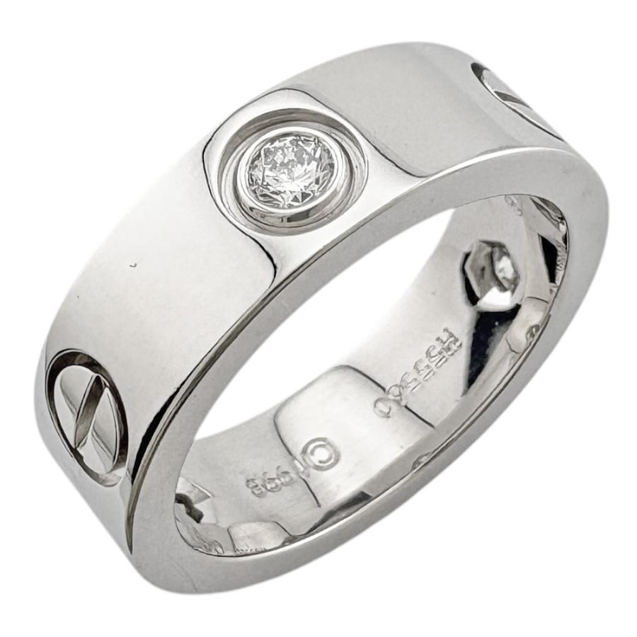 レ*ン様 カルティエ　K18 リング　8号　ダイヤモンド3石 レ*ン様 カルティエ K18 リング 8号 ダイヤモンド3石 カルティエ K18