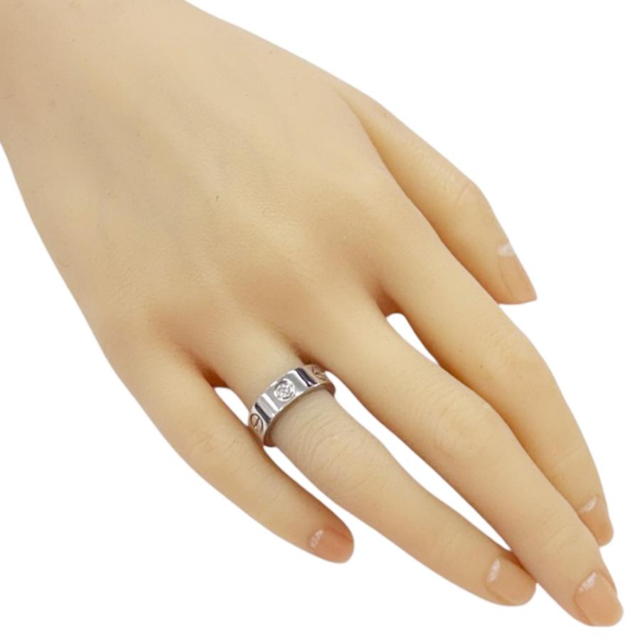 Cartier（カルティエ） ラブ 3P ダイヤモンド リング 指輪 8号 18金