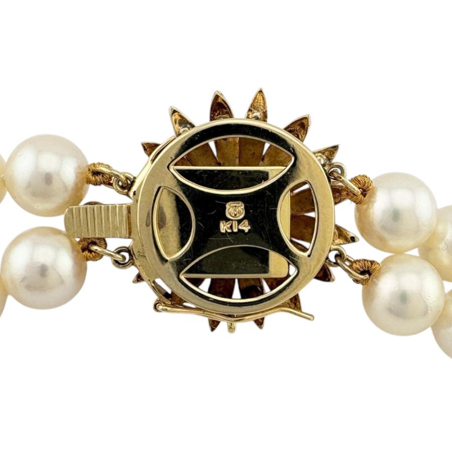 MIKIMOTOミキモト✨K14 パール　ペンダントトップ ミキモト mikimoto K14 バロックパール ヴィンテージペンダントトップ