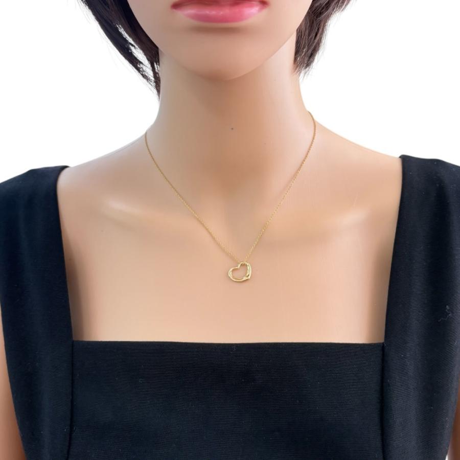 TIFFANY&Co.（ティファニー） オープンハート ネックレス 18金 K18