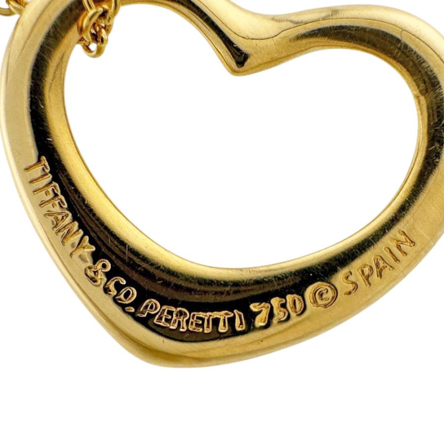 TIFFANY&Co.（ティファニー） オープンハート ネックレス 18金 K18