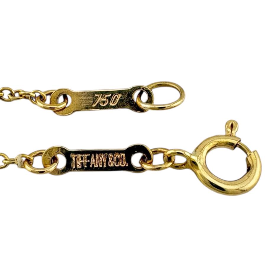 ティファニー　オープンハート　ネックレス　イエローゴールド　K18 750 TIFFANY&Co.（ティファニー） オープンハート ネックレス 18金 K18