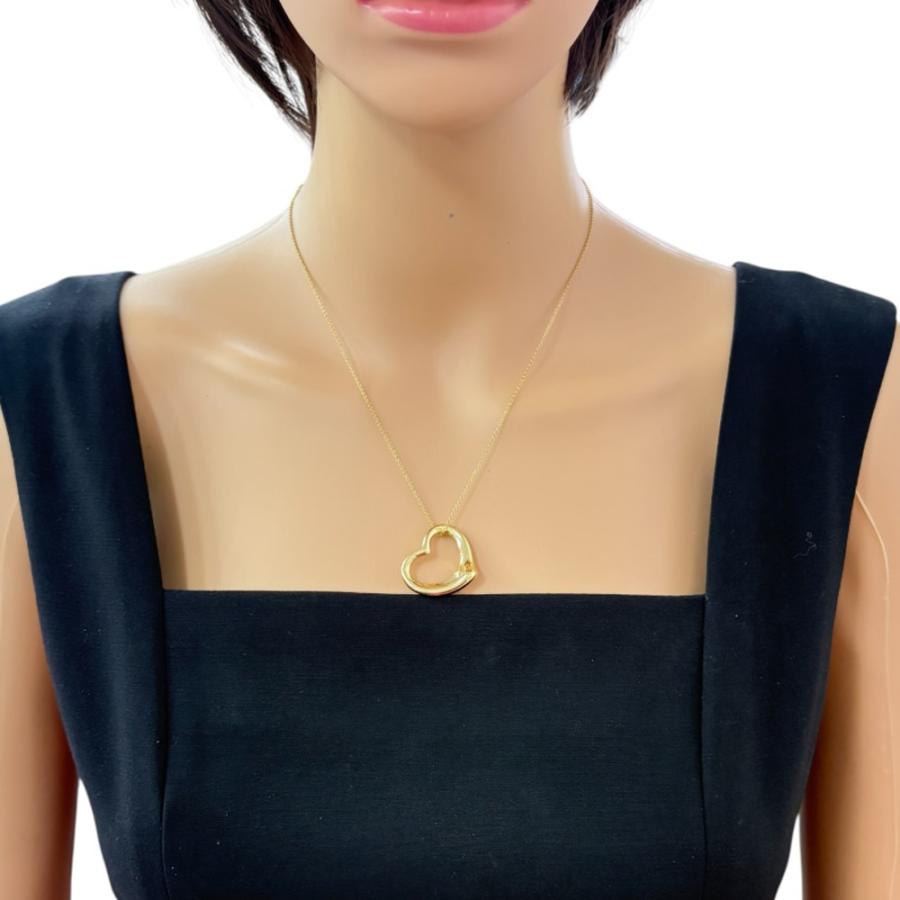 TIFFANY&Co.（ティファニー） オープンハート ネックレス 18金 K18